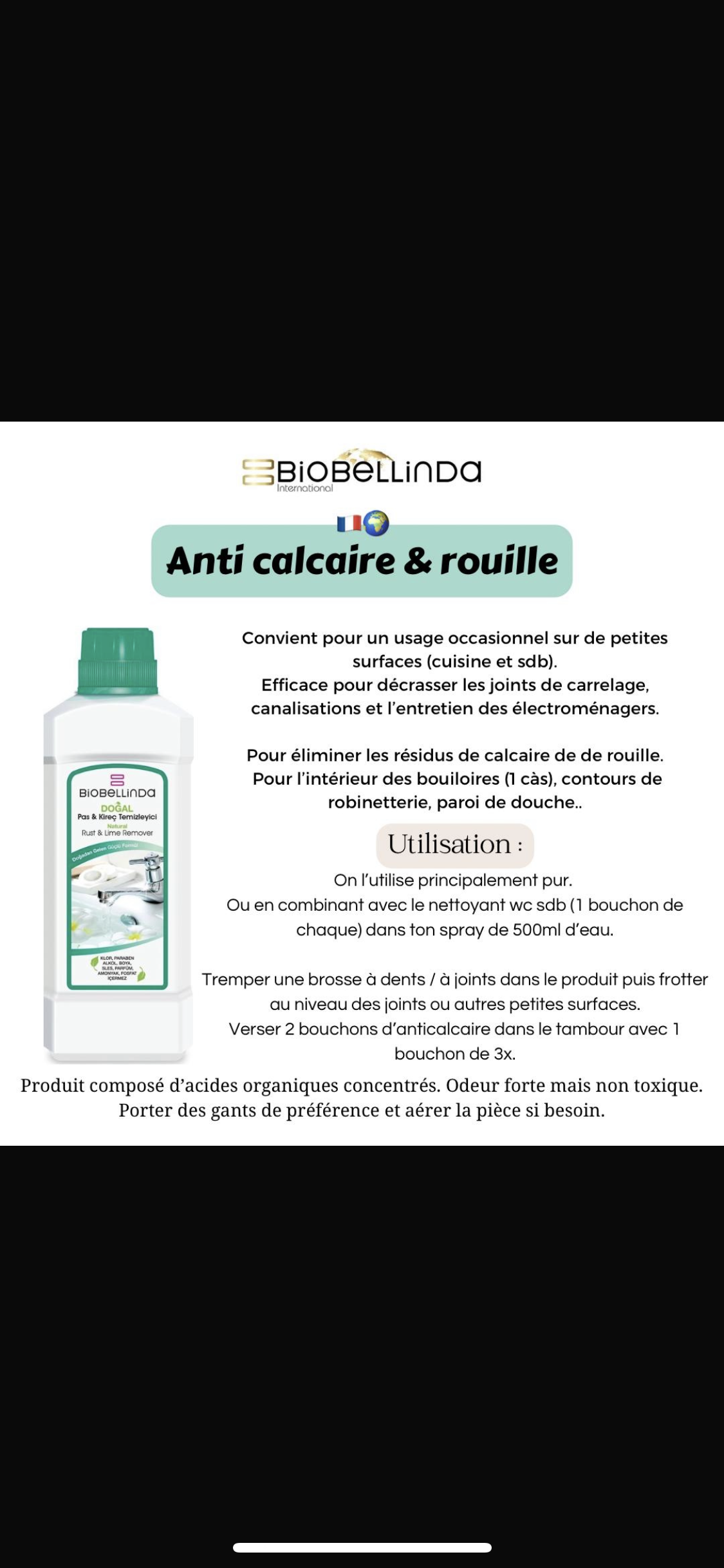Biobellinda - Anti-Calcaire & Anti-Rouille 750ml