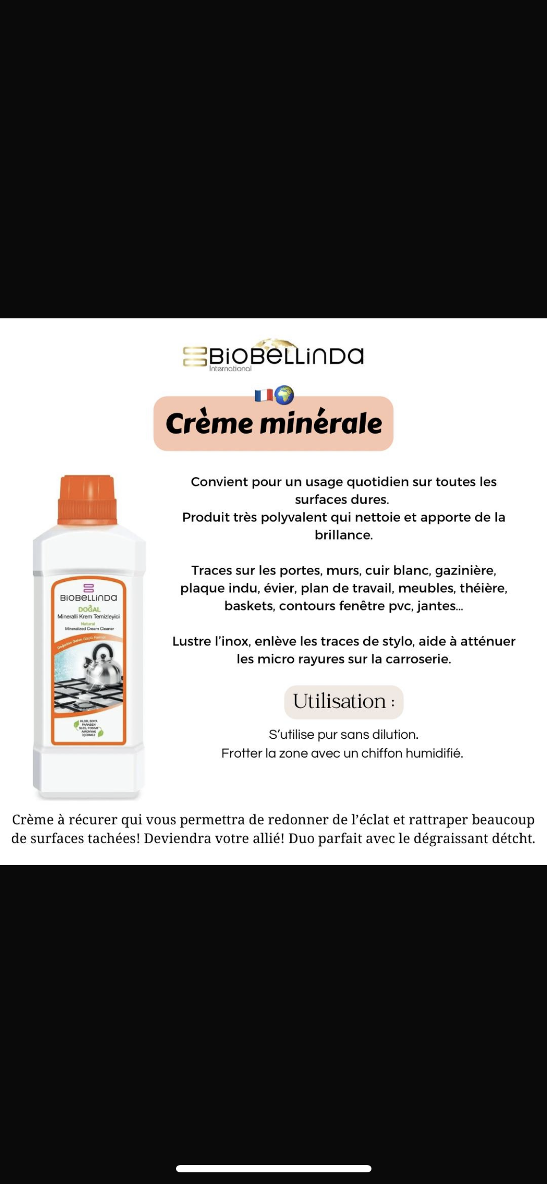 Biobellinda - Crème Minérale 750ml